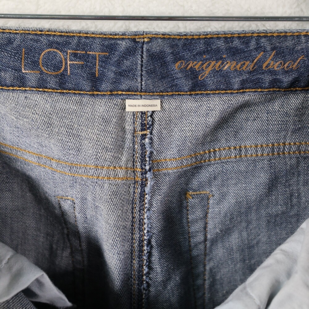 LOFT Original Boot Womens Jeans Blue Size 8 EUC - Picture 5 of 7